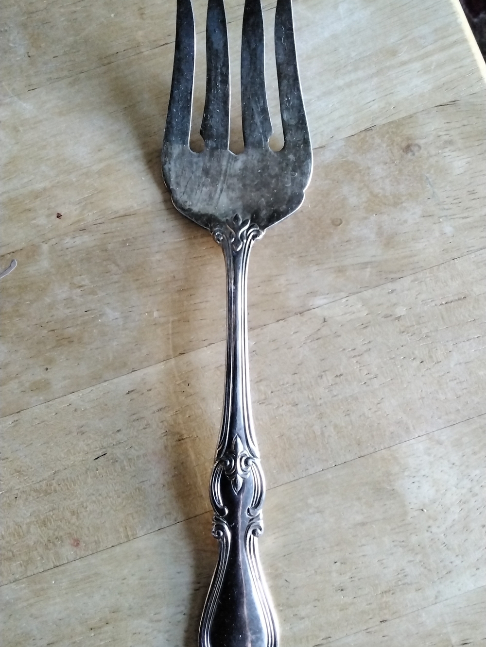 Vintage Silver-Plated Serving Fork - Classic Home Dining